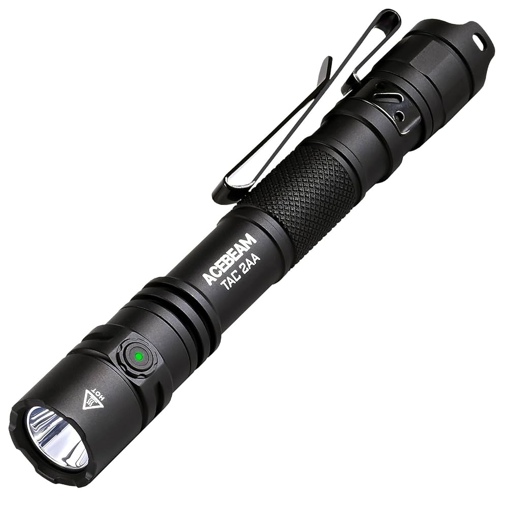 ACEBEAM TAC 2AAと、SHADOW- HAWK2本(ほぼ未使用) ACEBEAM TAC 2AA EDC Tactical Dual Modes Flashlight